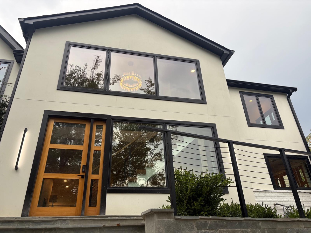 Completed home addition illustrating coordinated residential design and construction